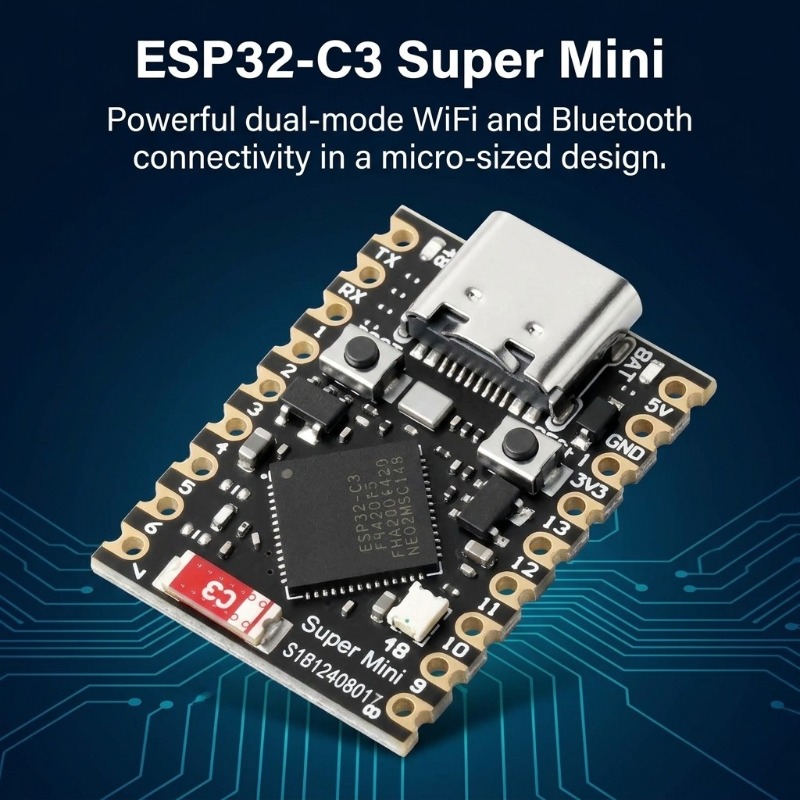 Esp32 C3 - ESP32-C3 Supermini Development Board 4MB Flash