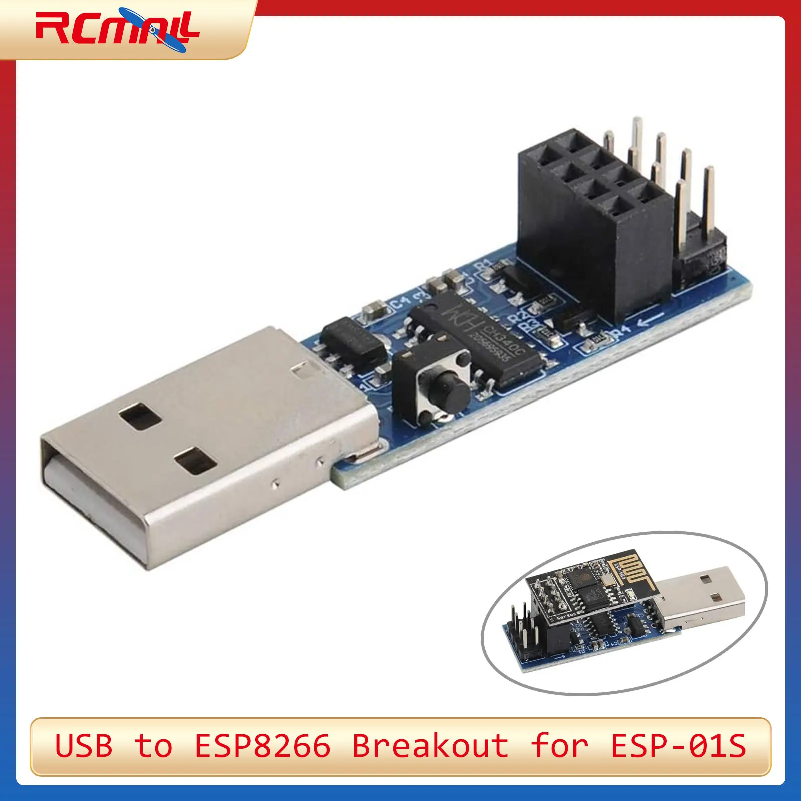 Esp8266 - USB to ESP8266 Breakout CH340C ESP-01