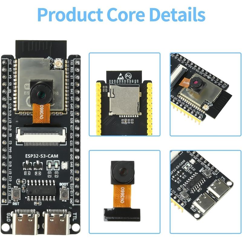 ESP32-S3-CAM Board With OV3660 - Esp32 Wifi Bluetooth Module 评论和价格