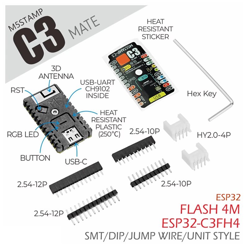 AS95-ESP32-C3 Development Boar - Esp32 Wifi Bluetooth Module 评论和价格