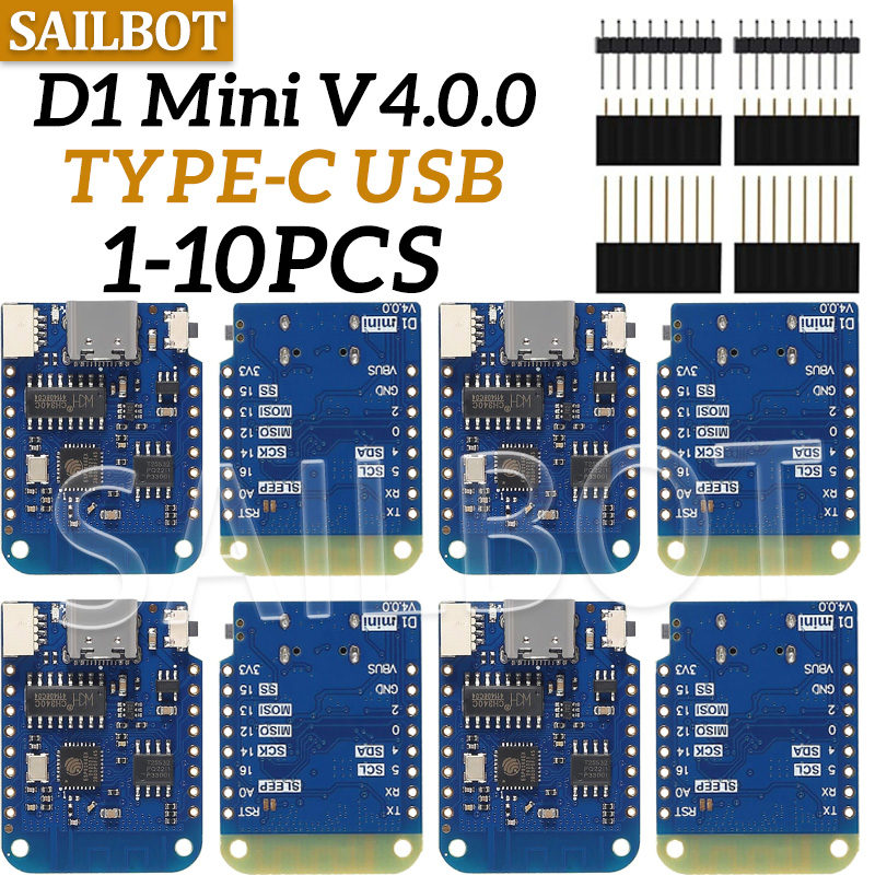 1-10PCS WeMos D1 Mini ESP8266  - Esp8266 Nodemcu 评论和价格